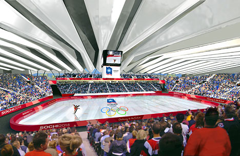 2014年索契冬奥会设施虚拟图像