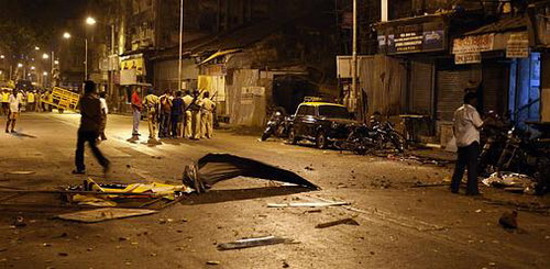 印度孟买恐怖袭击事件现场图集