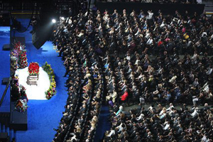 迈克尔杰克逊葬礼举行(1)