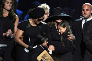 迈克尔杰克逊葬礼举行(1)