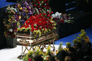 迈克尔杰克逊葬礼举行(3)_今日头条_经济观察